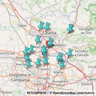 Mappa Via Tagliatelle Zona, 81020 San Marco Evangelista CE, Italia (6.99895)