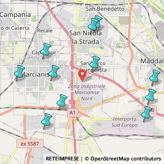 Mappa Via Tagliatelle Zona, 81020 San Marco Evangelista CE, Italia (2.89636)
