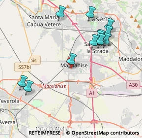 Mappa Via Monfalcone, 81025 Marcianise CE, Italia (4.62333)