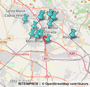 Mappa Milano - Napoli, 81025 Marcianise CE, Italia (3.384)