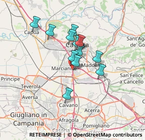 Mappa Milano - Napoli, 81025 Marcianise CE, Italia (5.45308)