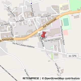 Mappa Via Novanese, 47, 81028 Santa Maria a Vico, Caserta (Campania)