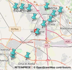 Mappa Via Bergamo, 81025 Marcianise CE, Italia (5.33769)