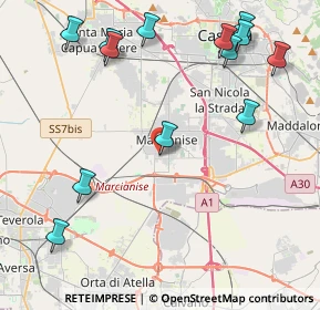 Mappa Via Bergamo, 81025 Marcianise CE, Italia (5.60385)