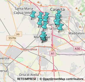 Mappa Via Augusto Moriconi, 81025 Marcianise CE, Italia (3.03071)