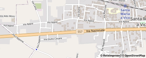 Mappa Santa Maria a Vico