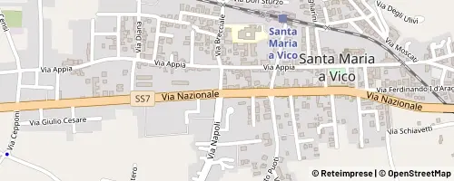 Mappa Santa Maria a Vico