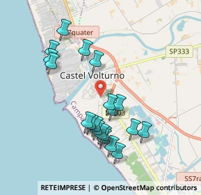 Mappa Via Lungo Argine, 81030 Castel Volturno CE, Italia (1.9455)