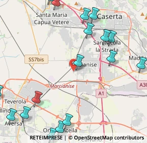 Mappa Via Alessandria, 81025 Marcianise CE, Italia (6.32353)