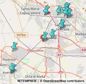 Mappa Via Alessandria, 81025 Marcianise CE, Italia (5.61813)