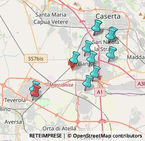 Mappa Via Alessandria, 81025 Marcianise CE, Italia (3.76)