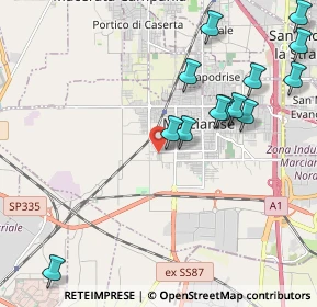 Mappa Via Alessandria, 81025 Marcianise CE, Italia (2.55462)