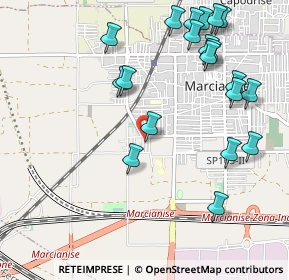 Mappa Via Varese, 81025 Marcianise CE, Italia (1.28)