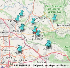 Mappa Via Ferdinando I D'Aragona, 81028 Santa Maria a Vico CE, Italia (7.90923)