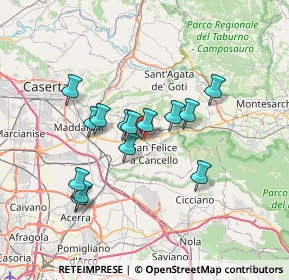 Mappa Via Ferdinando I D'Aragona, 81028 Santa Maria a Vico CE, Italia (6.34857)