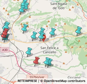 Mappa Via Ferdinando I D'Aragona, 81028 Santa Maria a Vico CE, Italia (5.5335)