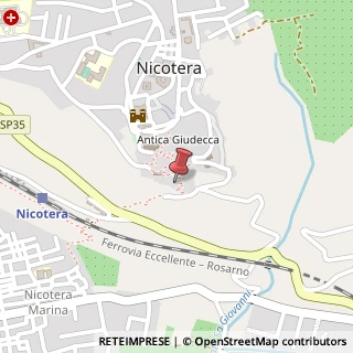 Mappa Contrada Purgatorio, 89844 Nicotera, Vibo Valentia (Calabria)