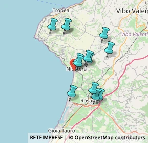 Mappa Via Cantiere, 89844 Nicotera VV, Italia (6.60231)