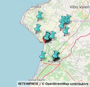 Mappa Via Stazione, 89844 Nicotera VV, Italia (5.4875)