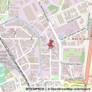 Mappa Via Gian Battista Guarini, 55, 57121 Livorno, Livorno (Toscana)