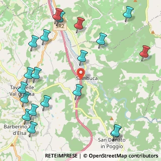 Mappa Raccordo Autostradale Firenze - Siena, 50028 Tavarnelle Val di Pesa FI, Italia (3.06)