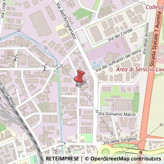 Mappa Via Gian Battista Guarini, 57, 57121 Livorno, Livorno (Toscana)