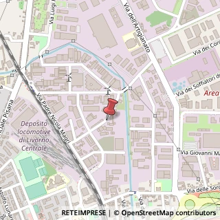 Mappa Via Gabriello Chiabrera, 40, 57121 Livorno, Livorno (Toscana)