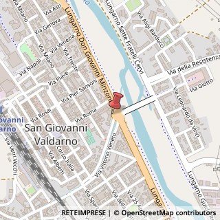 Mappa Viale Armando Diaz, 33, 52027 San Giovanni Valdarno, Arezzo (Toscana)