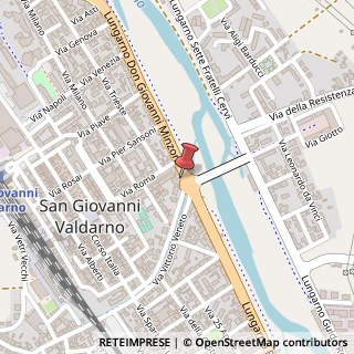 Mappa Viale Armando Diaz, 37, 52027 San Giovanni Valdarno, Arezzo (Toscana)