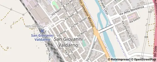 Mappa San Giovanni Valdarno