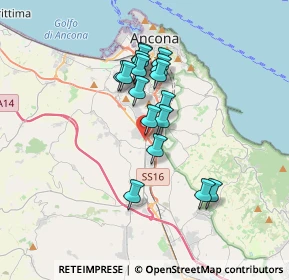 Mappa Via Bruno Buozzi, 60020 Ancona AN, Italia (2.85118)