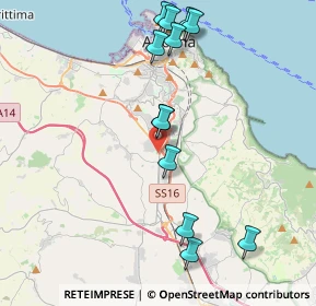 Mappa Via Bruno Buozzi, 60020 Ancona AN, Italia (4.43333)