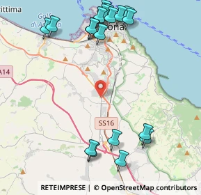 Mappa Via Bruno Buozzi, 60020 Ancona AN, Italia (5.3805)