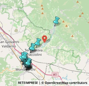 Mappa Via A. Morini, 52028 Terranuova Bracciolini AR, Italia (5.08474)