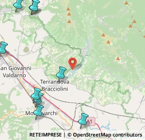 Mappa Via A. Morini, 52028 Terranuova Bracciolini AR, Italia (7.16)