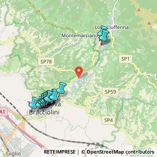 Mappa Via A. Morini, 52028 Terranuova Bracciolini AR, Italia (2.493)
