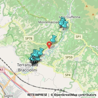 Mappa Via A. Morini, 52028 Terranuova Bracciolini AR, Italia (1.8665)