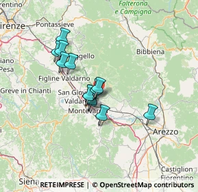 Mappa Via A. Morini, 52028 Terranuova Bracciolini AR, Italia (10.50615)