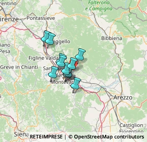 Mappa Via A. Morini, 52028 Terranuova Bracciolini AR, Italia (7.795)
