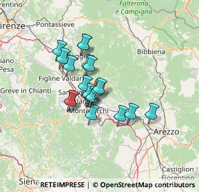 Mappa Via A. Morini, 52028 Terranuova Bracciolini AR, Italia (9.813)