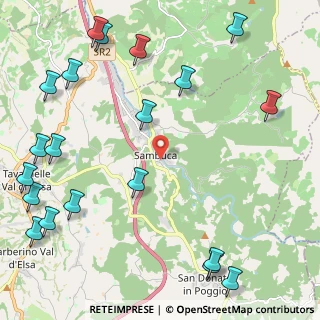 Mappa Via Chiantigiana, 50028 Barberino Tavarnelle FI, Italia (3.233)