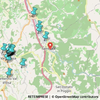 Mappa Via Chiantigiana, 50028 Barberino Tavarnelle FI, Italia (3.418)
