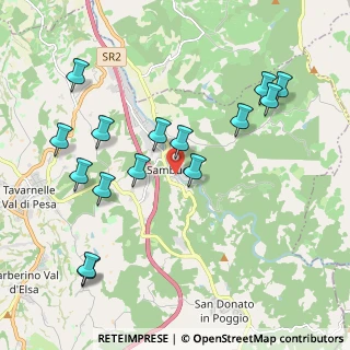 Mappa Via Chiantigiana, 50028 Barberino Tavarnelle FI, Italia (2.24133)