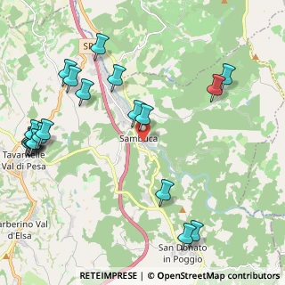 Mappa Via Chiantigiana, 50028 Barberino Tavarnelle FI, Italia (2.815)