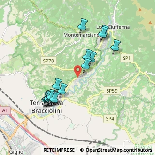 Mappa Piazza Gino Bartali, 52028 Terranuova Bracciolini AR, Italia (2.0765)