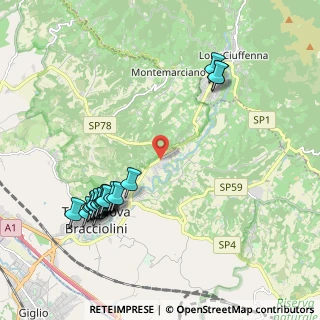 Mappa Via Learco Guerra, 52028 Terranuova Bracciolini AR, Italia (2.406)