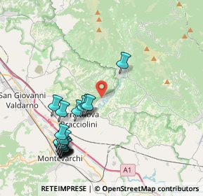 Mappa Via Learco Guerra, 52028 Terranuova Bracciolini AR, Italia (4.6545)
