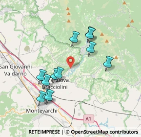 Mappa Piazza Gino Bartali, 52028 Terranuova Bracciolini AR, Italia (3.69417)