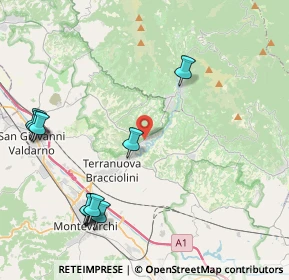 Mappa Via Learco Guerra, 52028 Terranuova Bracciolini AR, Italia (5.29545)