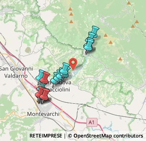 Mappa Via Learco Guerra, 52028 Terranuova Bracciolini AR, Italia (3.58053)